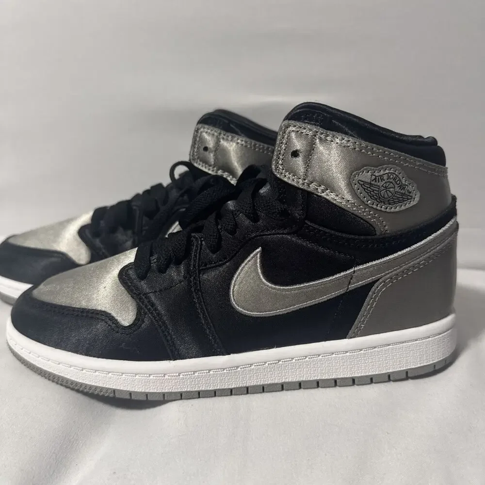 Nike Jordan Retro High OG (PS) 2.5 Youth FD5304-010 Black Med Gray New